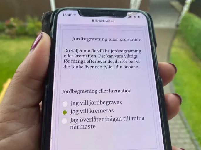 150% fler skriver ner sina önskemål för begravningen